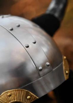 Wikingerhelm Hörnerhelm, 1,3 mm Stahl