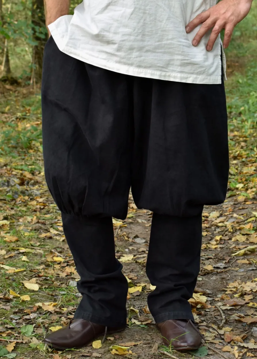 Wikinger-Hose / Rushose Olaf, schwarz