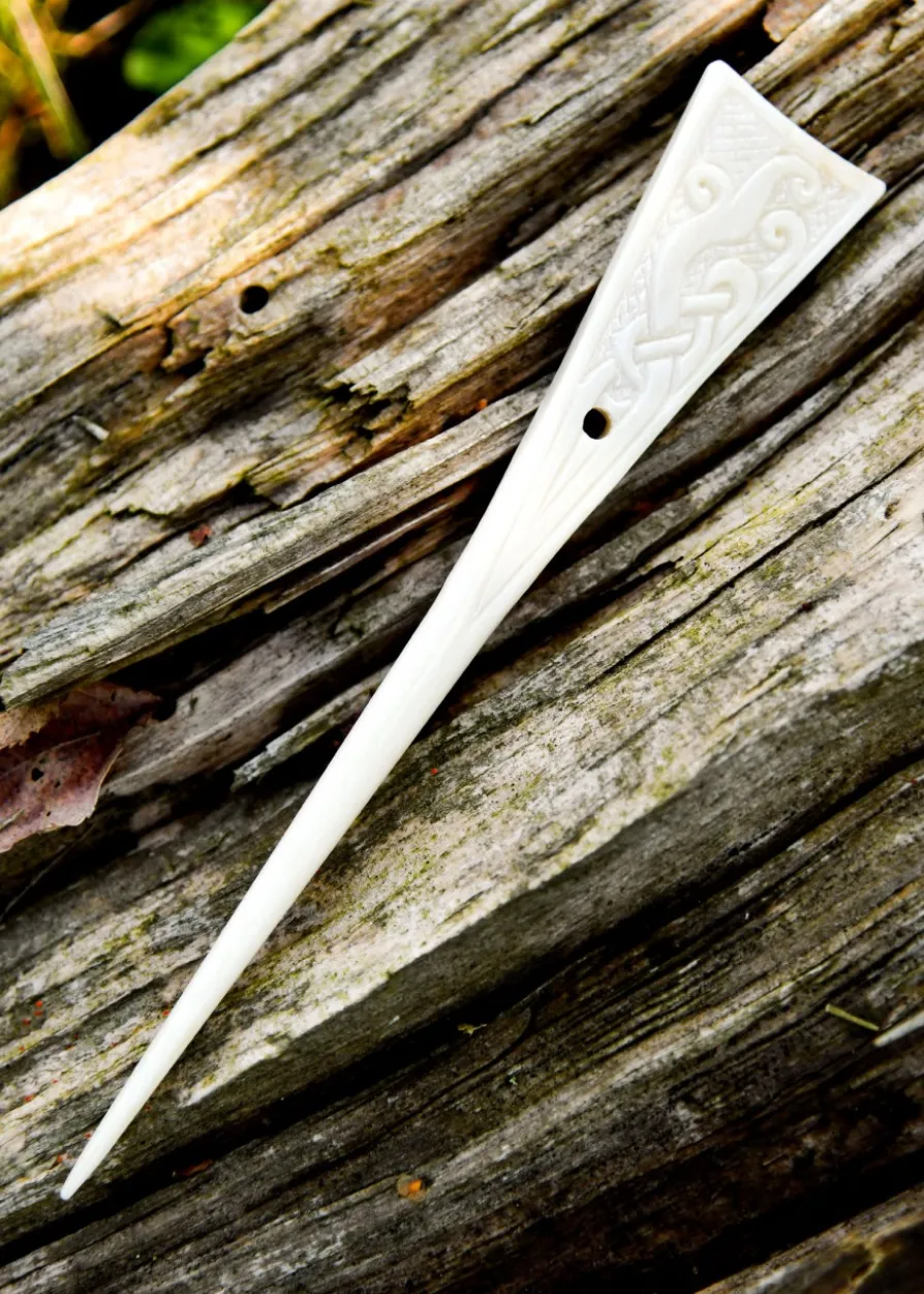 Wikinger-Knochennadel aus Trondheim, Gewandnadel, Haarnadel