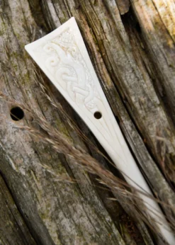 Wikinger-Knochennadel aus Trondheim, Gewandnadel, Haarnadel