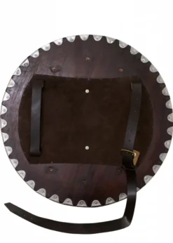 Wikinger Rundschild, Holz mit Stahlbeschlägen