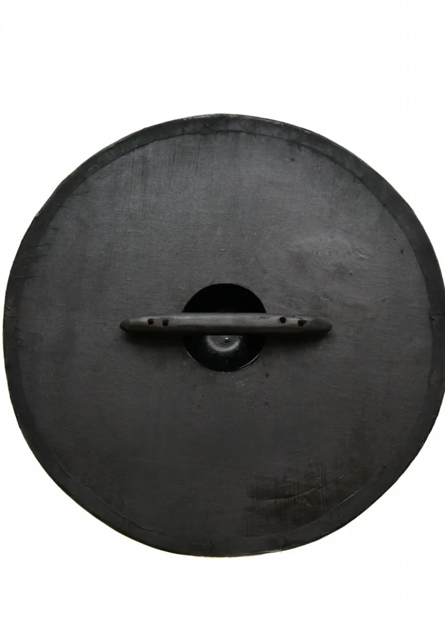Wikingerschild mit Keltenkreuz-Motiv, handbemalt, 61 cm