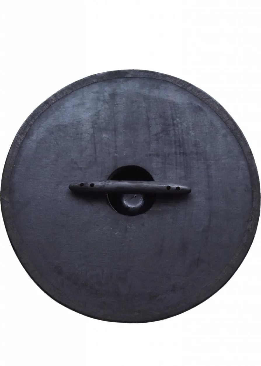Wikingerschild mit Raben-Motiv und Triquetras, 61 cm