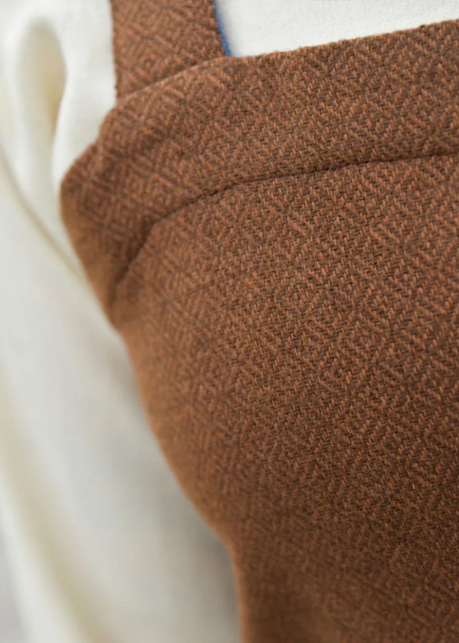 Wikinger Schürzenkleid Annik, Diamantköper, braun