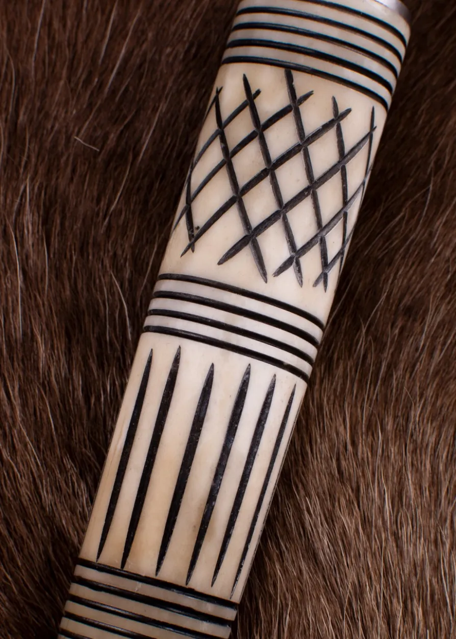 Wikinger Skramasax, Saxmesser mit Knochengriff