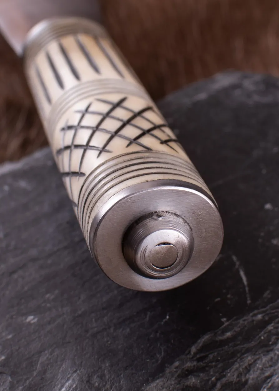 Wikinger Skramasax, Saxmesser mit Knochengriff
