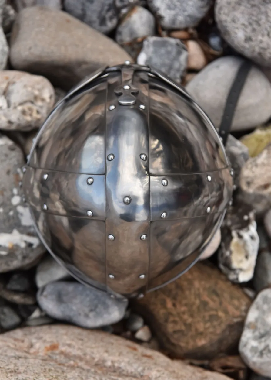 Wikinger Spangenhelm, 2 mm Stahl