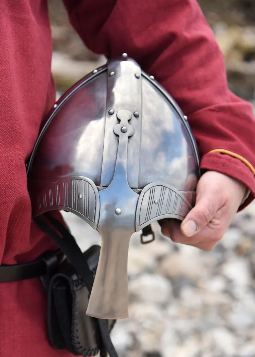 Wikinger Spangenhelm, 2 mm Stahl