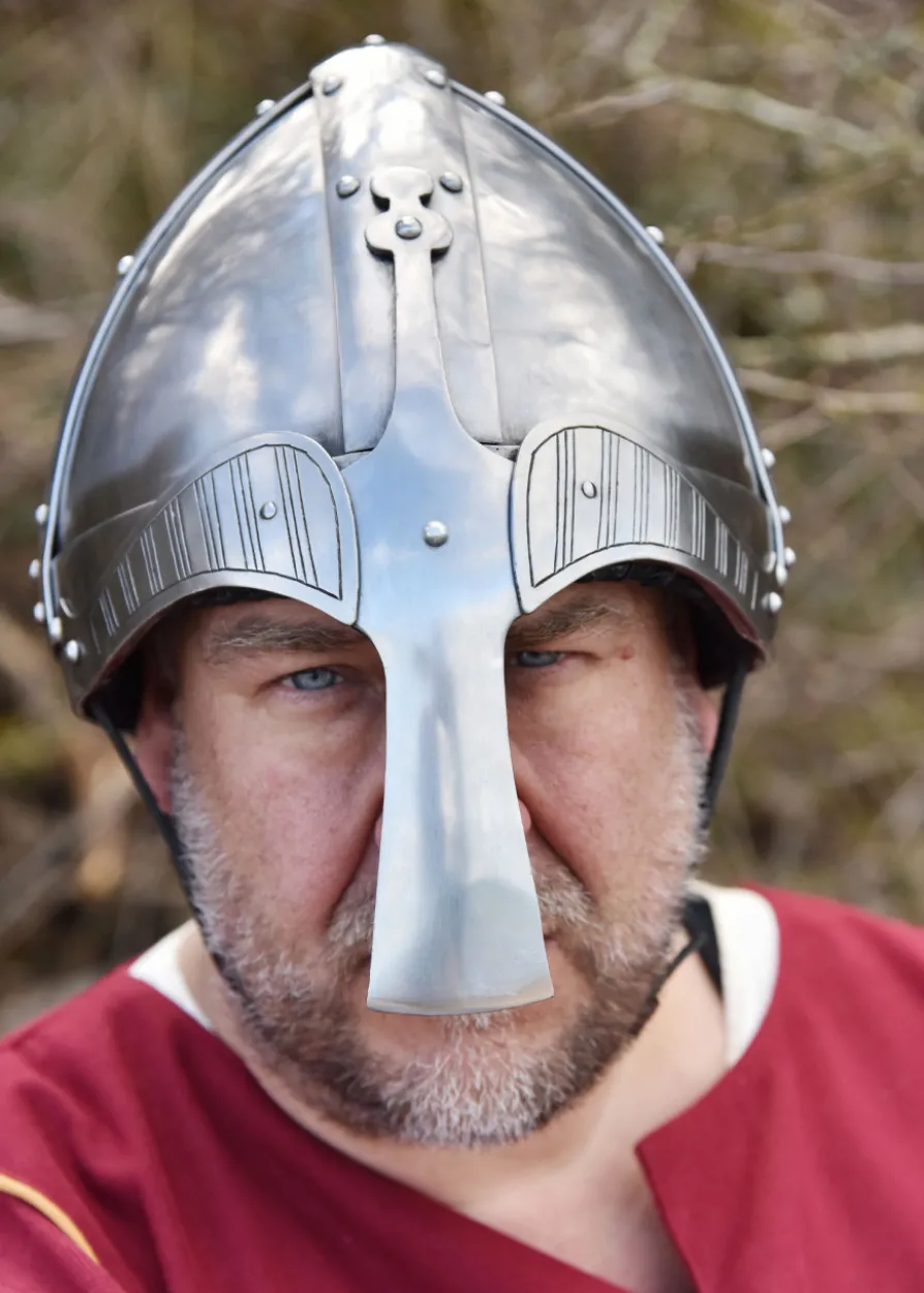 Wikinger Spangenhelm, 2 mm Stahl