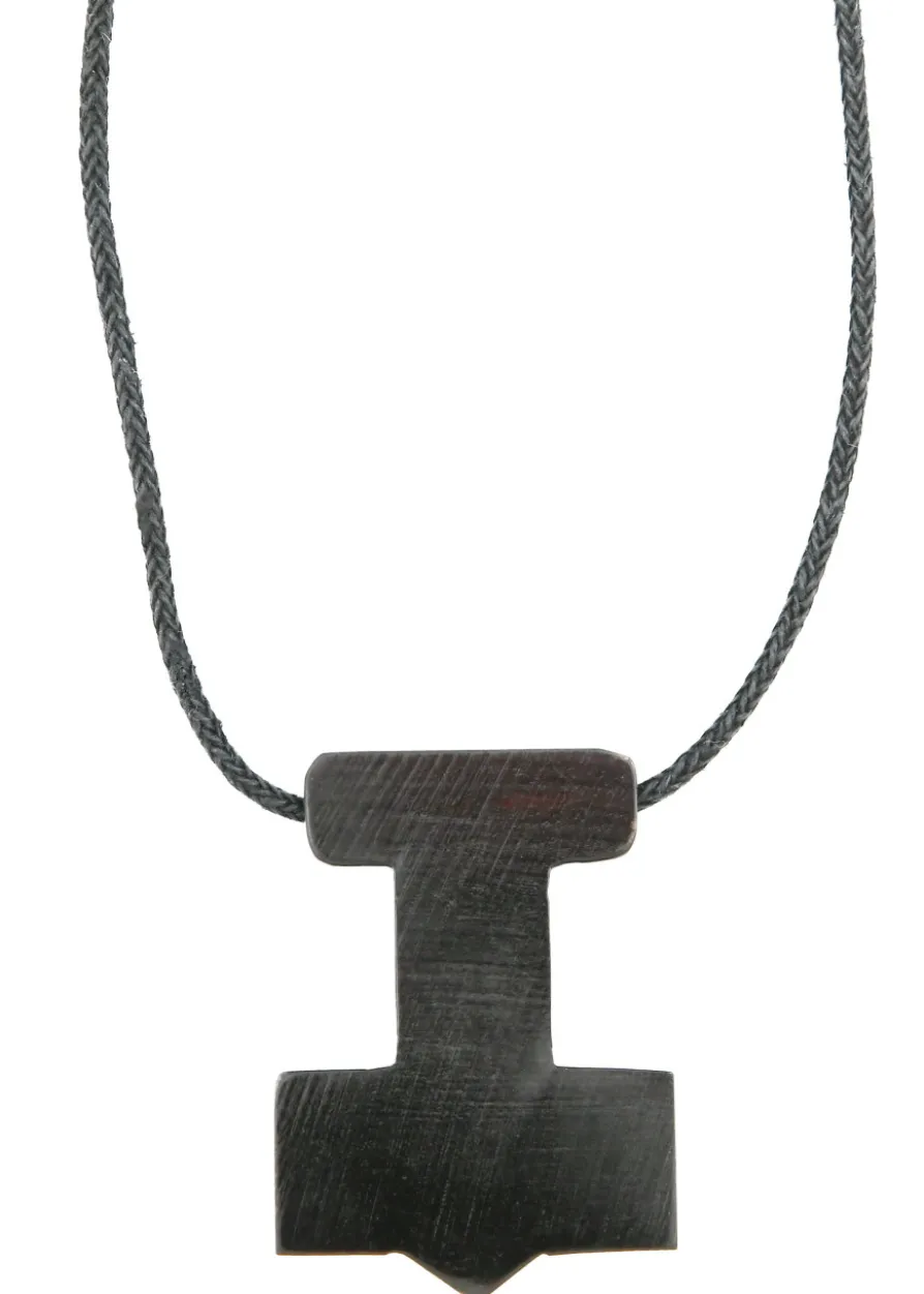 Wikinger Thorshammer Anhänger aus Horn