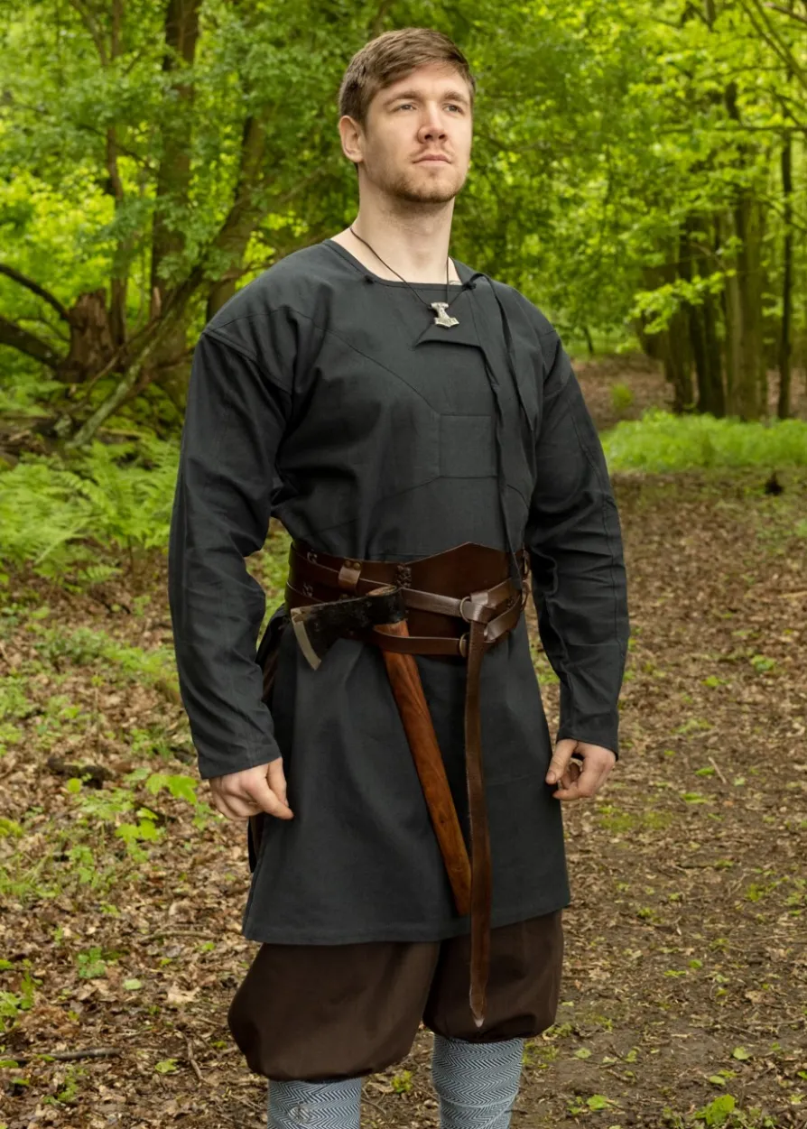 Wikinger Tunika, Viborg Rekonstruktion, dunkelblau
