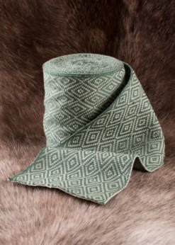 Wikinger Wadenwickel, Diamantköperband, 7 m lang, div. Farben