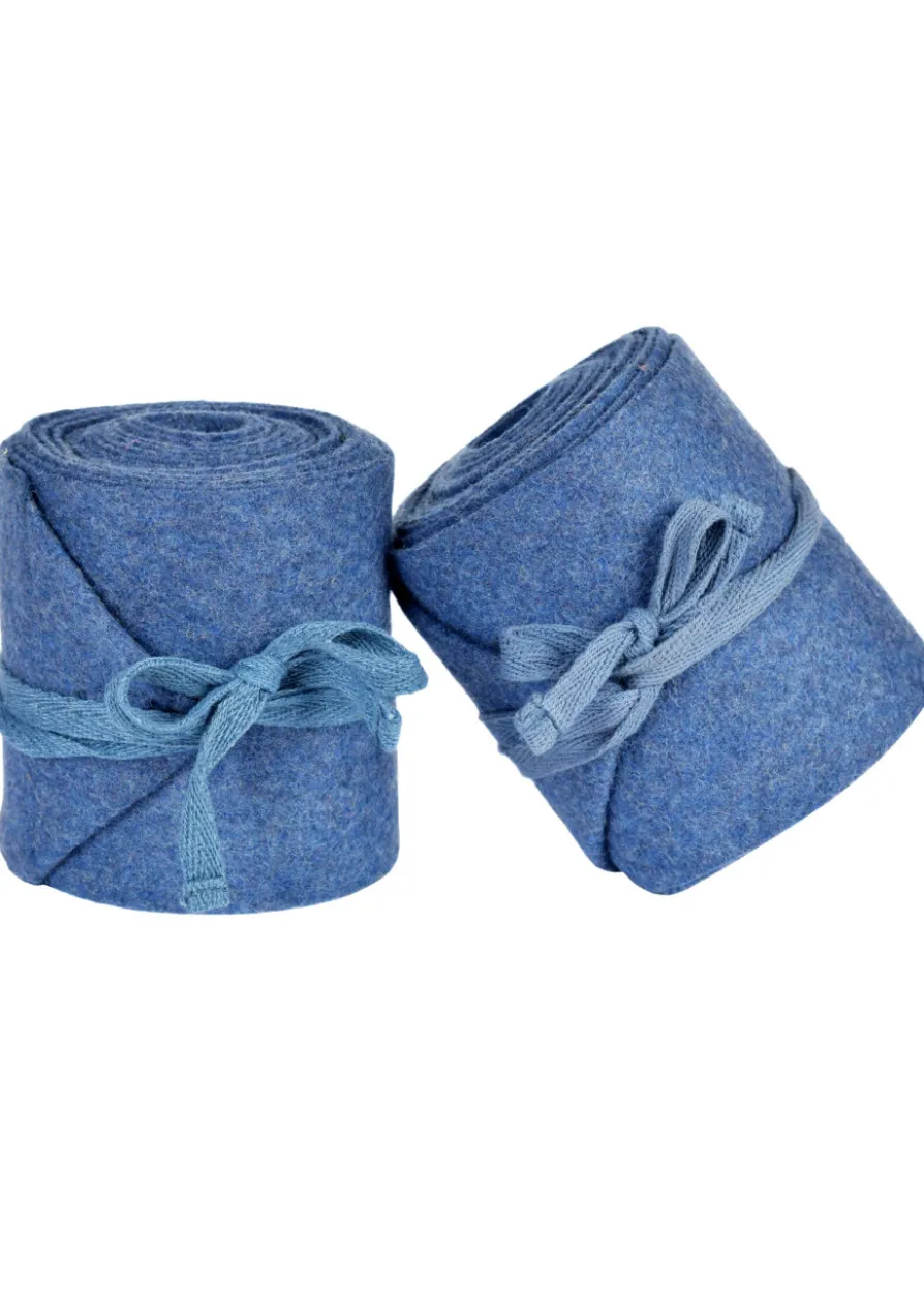 Wikinger Wollwadenwickel Ando, Beinwickel, blau