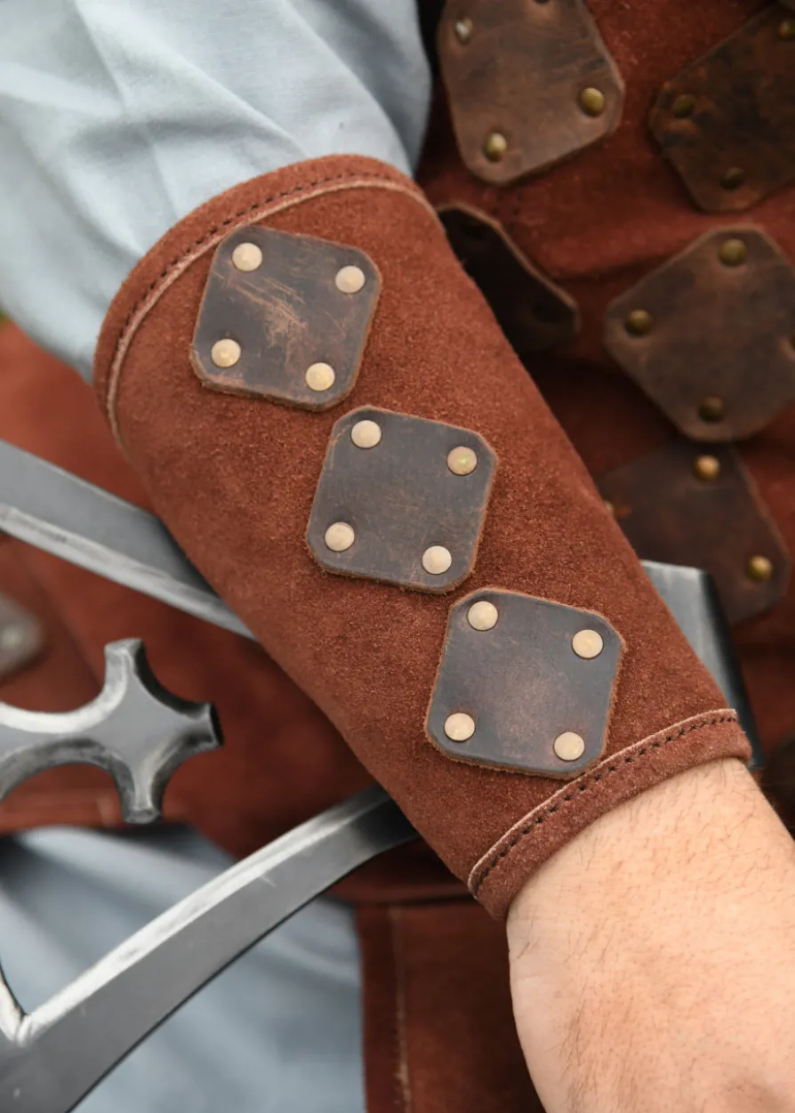 Wildleder Armschützer Vidar, braun, Paar