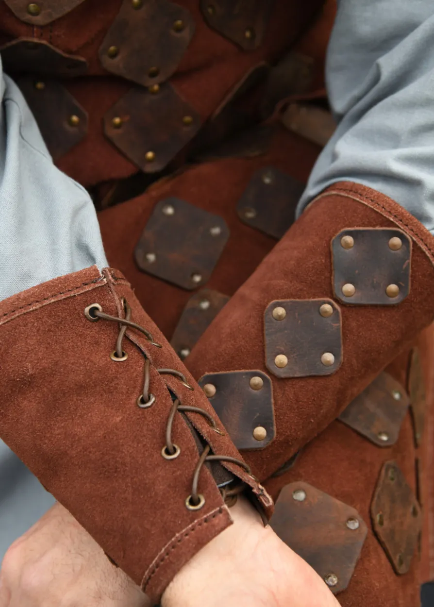 Wildleder Armschützer Vidar, braun, Paar