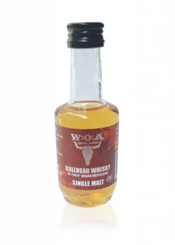 W:O:A Bullhead Single Malt Whisky, 42,6% vol. Alk., 0,05l