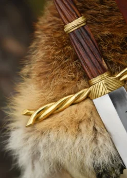 'Writhen Hilt'-Schwert mit gewundenem Griff u. Scheide (Royal Armouries), 15. Jh