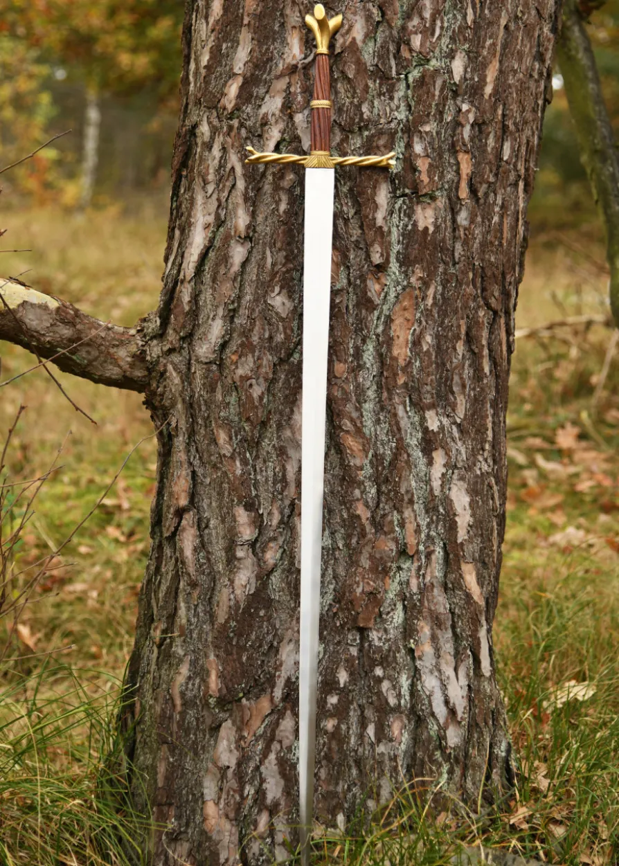 'Writhen Hilt'-Schwert mit gewundenem Griff u. Scheide (Royal Armouries), 15. Jh