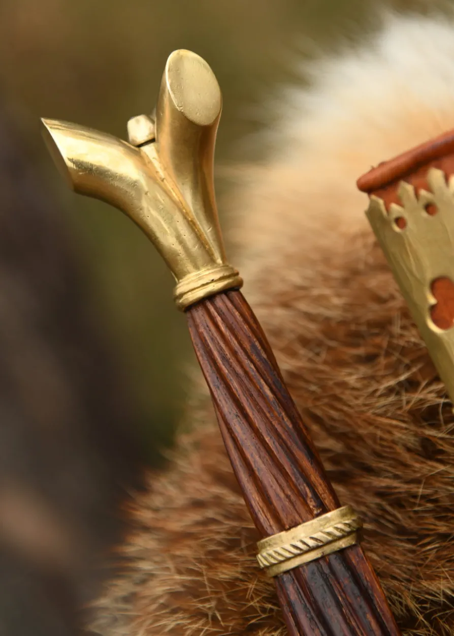 'Writhen Hilt'-Schwert mit gewundenem Griff u. Scheide (Royal Armouries), 15. Jh