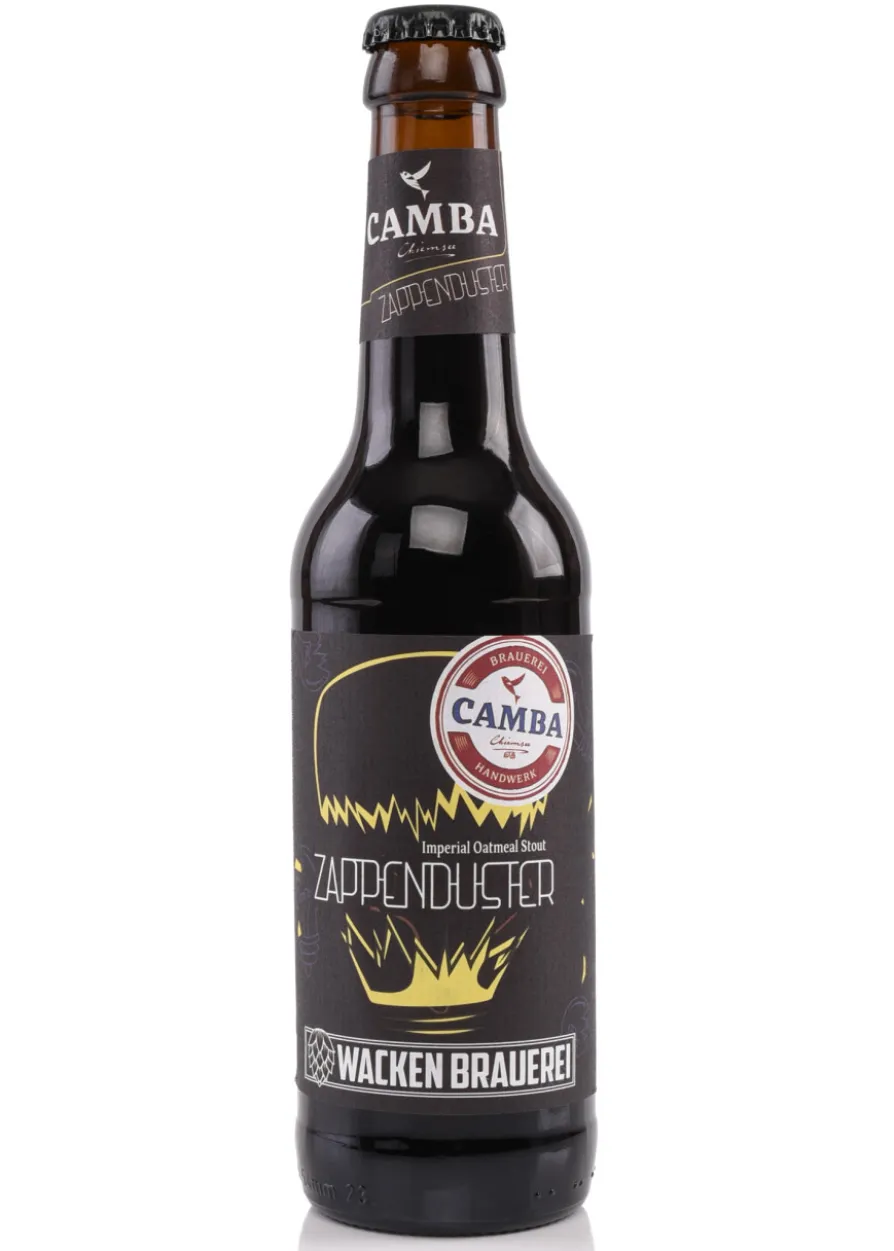 Zappenduster - Oatmeal Stout, 0,33l Flasche - Camba-Wacken-Collab