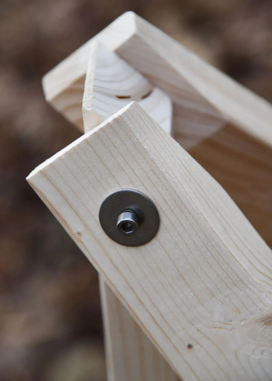 Zielscheibenständer aus Holz